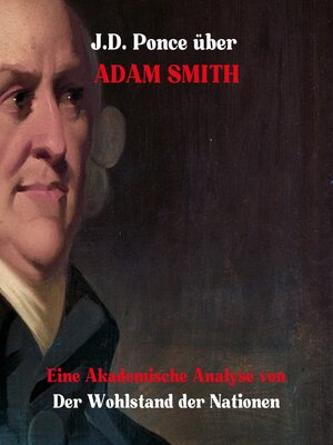 cover image of J.D. Ponce über Adam Smith